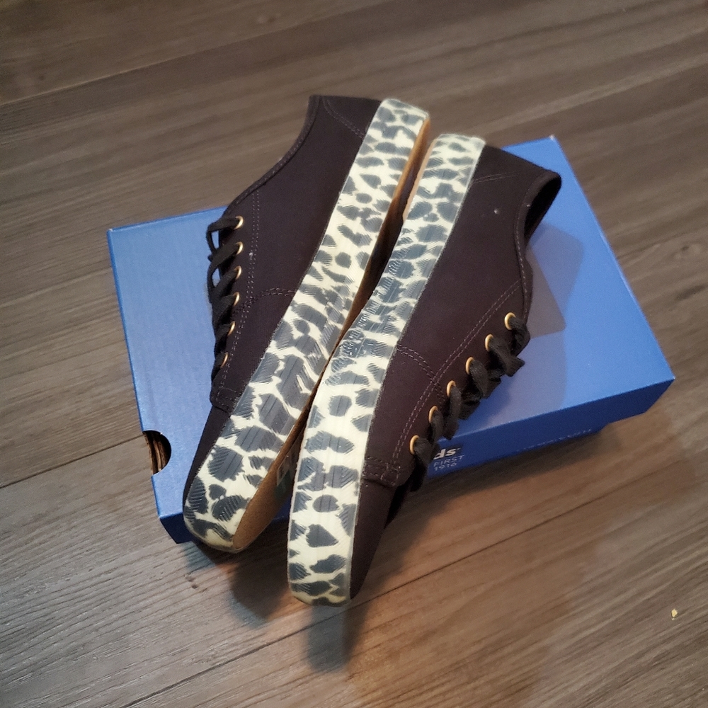 Keds Kickstart Leo Foxing Black Sneakers